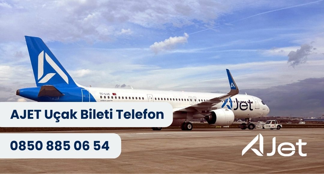 ajet uçak bileti telefon